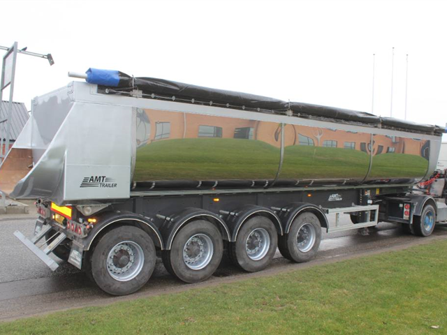 AMT TA400 - Isoleret Asfalt trailer /HARDOX indlæg